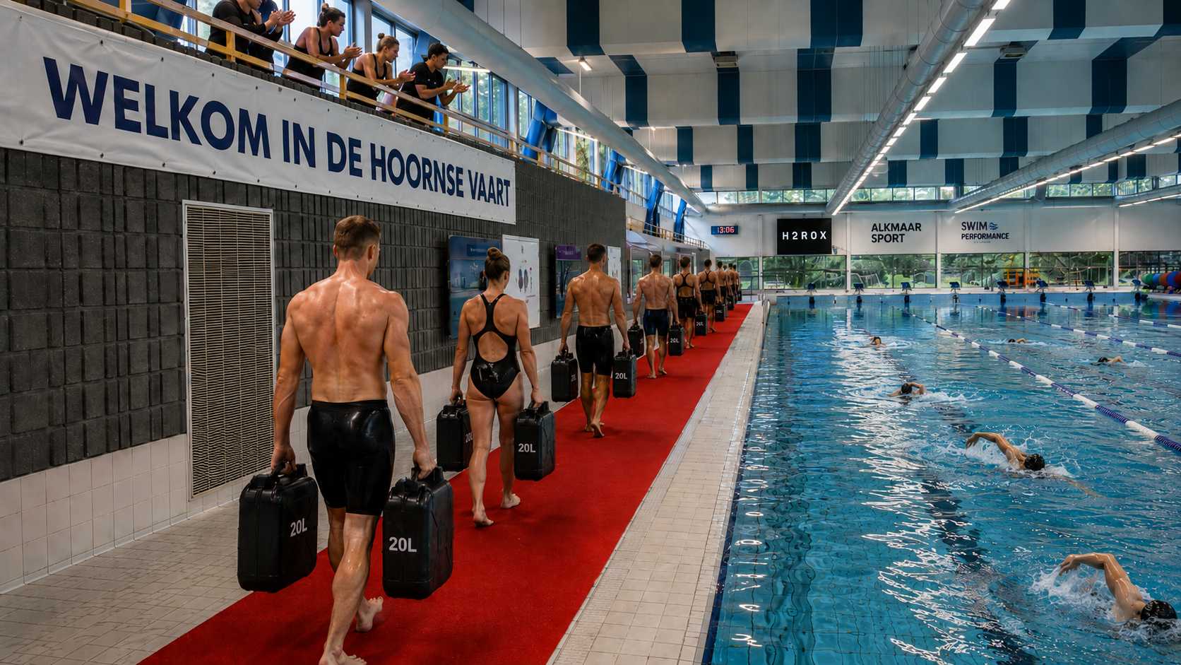 Eerste H2ROX van Nederland in zwembad Hoornse Vaart